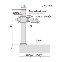 INSIZE Measuring Equipment Insize Granite Comparator Stand Range Series 6866-150