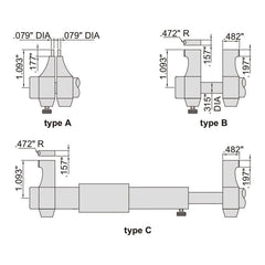 INSIZE Measuring Equipment Insize Imperial Inside Micrometer 0.2-1.2" Range Series 3220-1