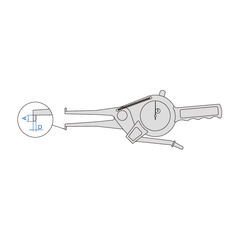 INSIZE Measuring Equipment Insize Internal Dial Caliper Gauge 55-75mm Range Series 2321-75
