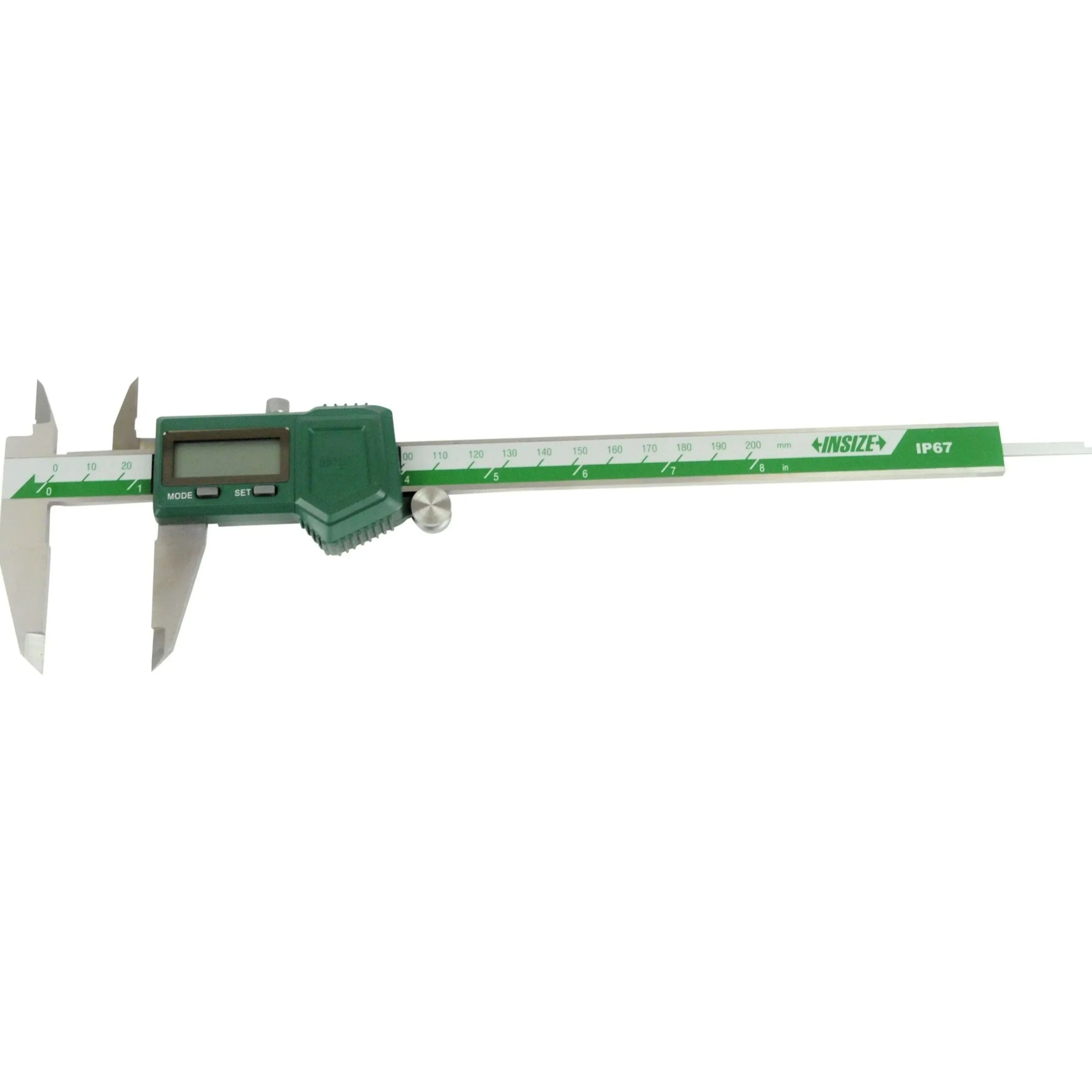 INSIZE MEASURING EQUIPMENT Insize IP67 Digital Caliper 0-200mm/0-8" Range Series 1118-200B