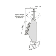 INSIZE MEASURING EQUIPMENT Insize Large Range Dial Test Indicator Range Series 2386-16A