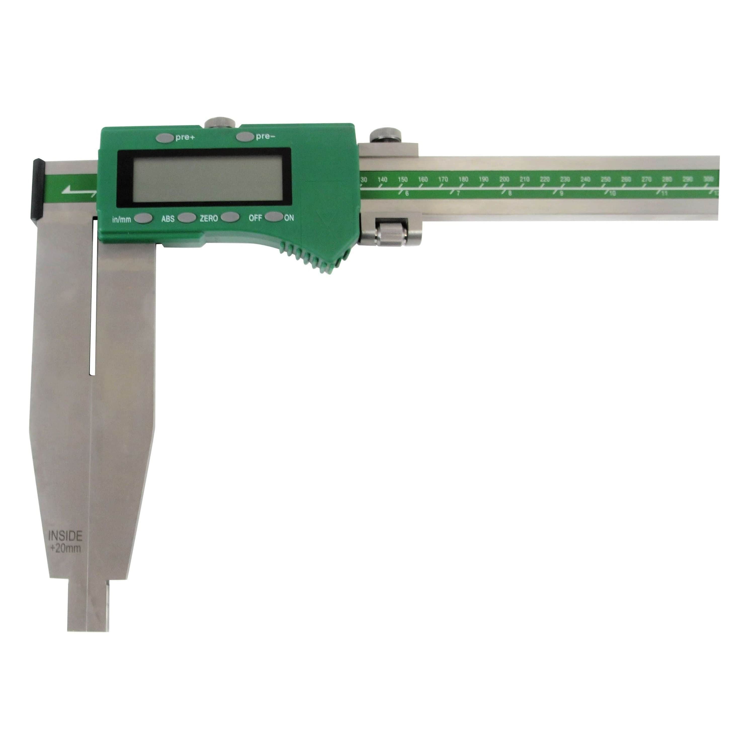 INSIZE Measuring Equipment Insize Long Jaw Digital Caliper  0-500mm / 0-20" Range Series 1106-503