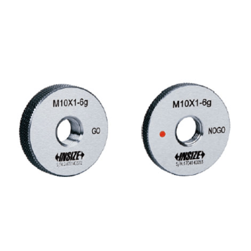 INSIZE Measuring Equipment Insize Metric Fine Thread Ring Gage M8 × 1 mm Class 6g GO Ring Gage Series 4129-8P