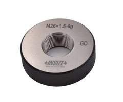 INSIZE MEASURING EQUIPMENT Insize Metric Fine Thread Ring Gauge GO M26 x 1.5 Class 6g Series 4129-26R
