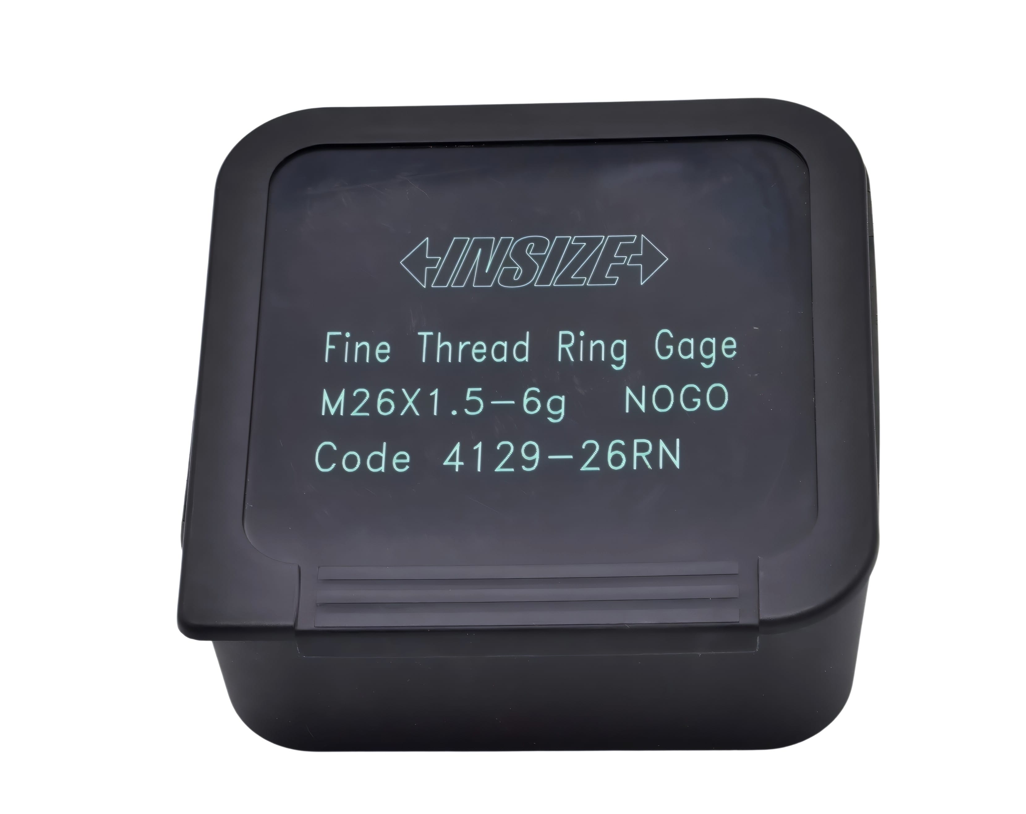 INSIZE MEASURING EQUIPMENT Insize Metric Fine Thread Ring Gauge NOGO M26 x 1.5 Class 6g Series 4129-26RN