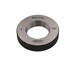 INSIZE MEASURING EQUIPMENT Insize Metric Fine Thread Ring Gauge NOGO M48 x 3 Class 6g Series 4129-48VN
