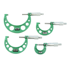 INSIZE MEASURING EQUIPMENT Insize Metric Outside Micrometer Set 0-300mm Range Series 3203-3012A
