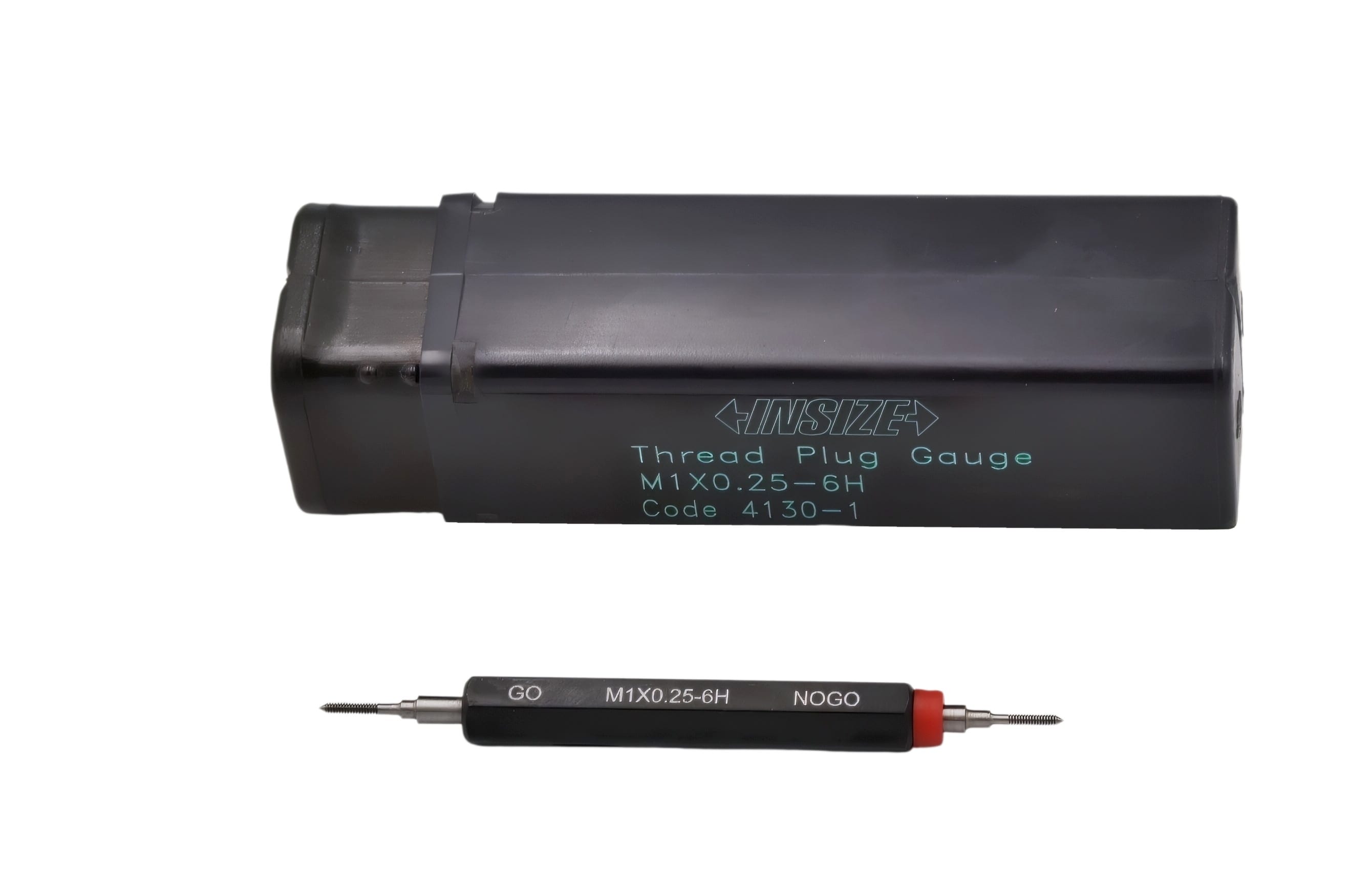 INSIZE MEASURING EQUIPMENT Insize Metric Thread Plug Gauge GO & NOGO M1 x 0.25 Class 6H Series 4130-1