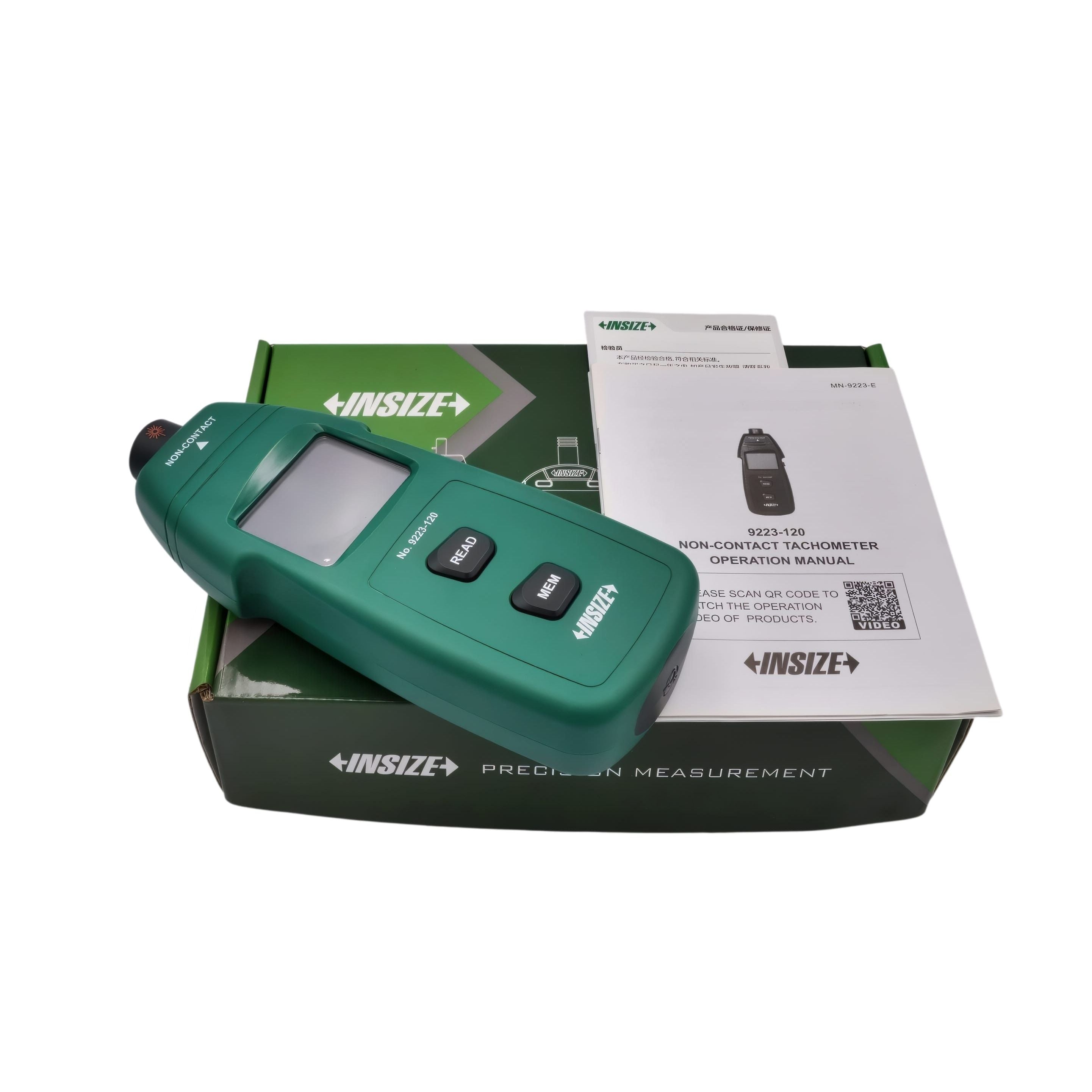 INSIZE MEASURING EQUIPMENT Insize Non-Contact Tachometer 2.5-99999RPM Series 9223-120