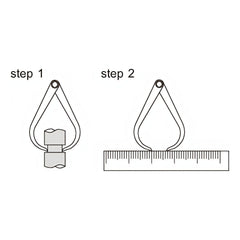 INSIZE Measuring Equipment Insize Outside Caliper 0-300mm Range Series 7241-300