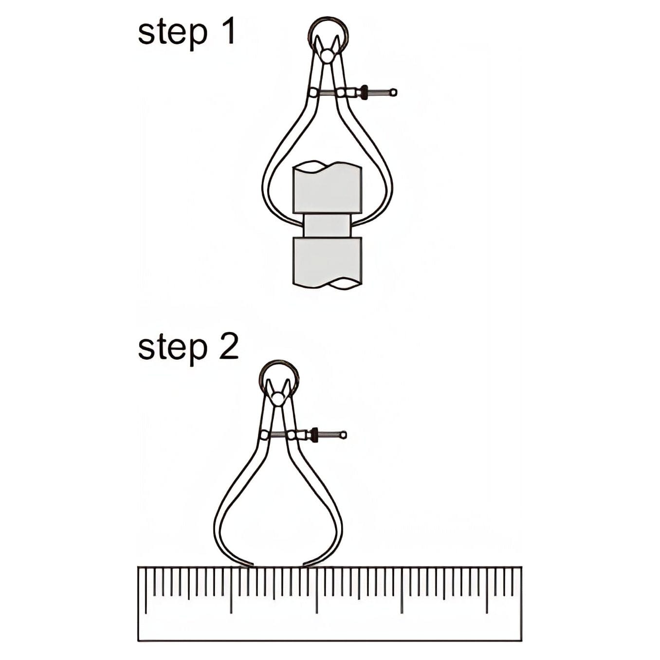 INSIZE Measuring Equipment Insize Outside Spring Caliper 0-320mm Range Series 7262-300