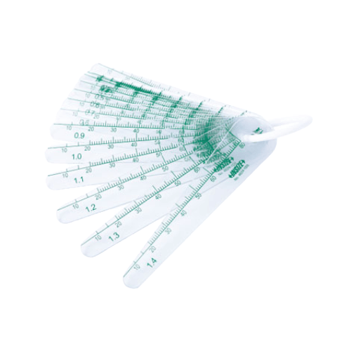 INSIZE MEASURING EQUIPMENT Insize Plastic Feeler Gage 0.05-1.5 mm Series 4624-1D5