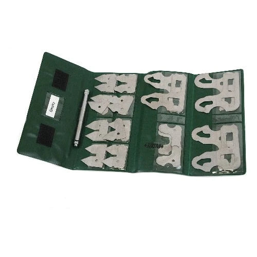 INSIZE MEASURING EQUIPMENT Insize Radius Gauge Set 0.010"–0.500" Range Series 4804-26E