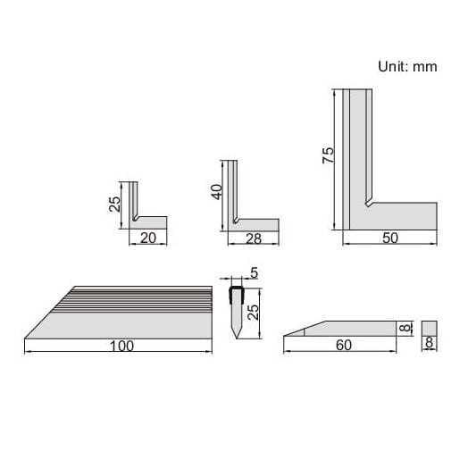 INSIZE Measuring Equipment Insize Square Set Range Series 4702-1