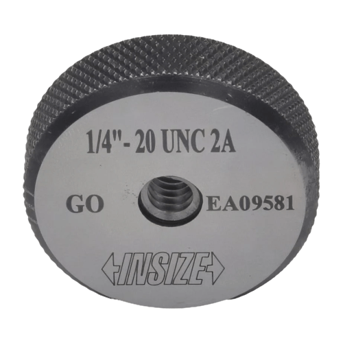 INSIZE Measuring Equipment Insize Thread Ring Gage 1/4-28UNF NOGO Class 2A Series 4633-1B2N