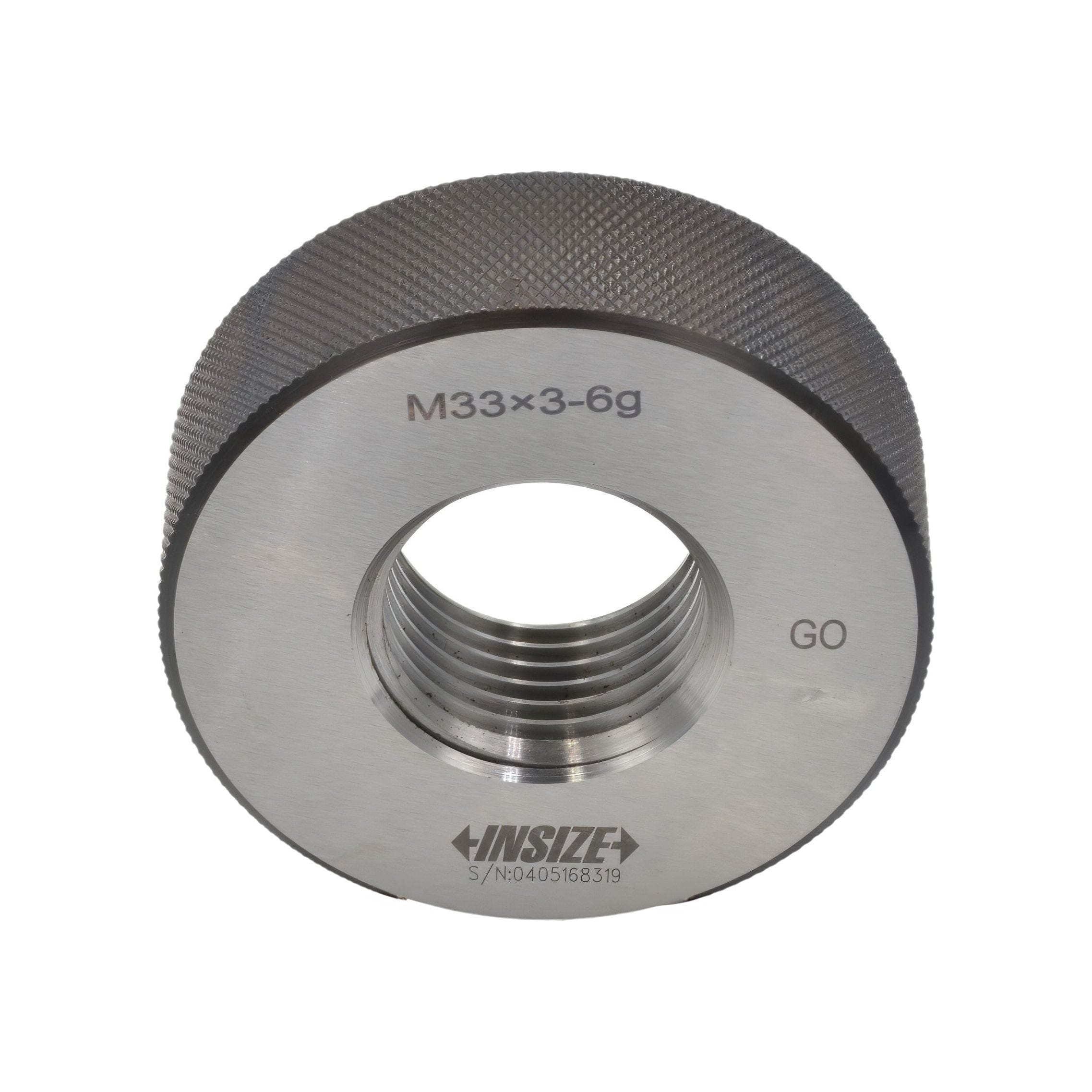 INSIZE Measuring Equipment Insize Thread Ring Gauge M33X3 Series 4129-33V