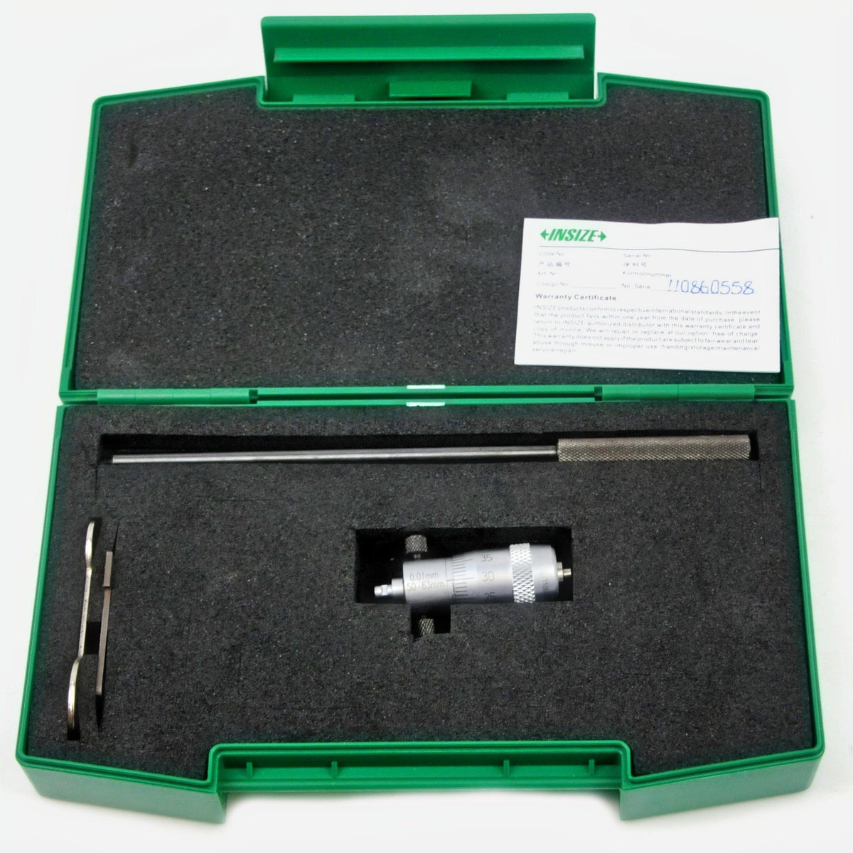 INSIZE Measuring Equipment Insize Tubular Inside Micrometer 50-63mm Range Series 3221-63