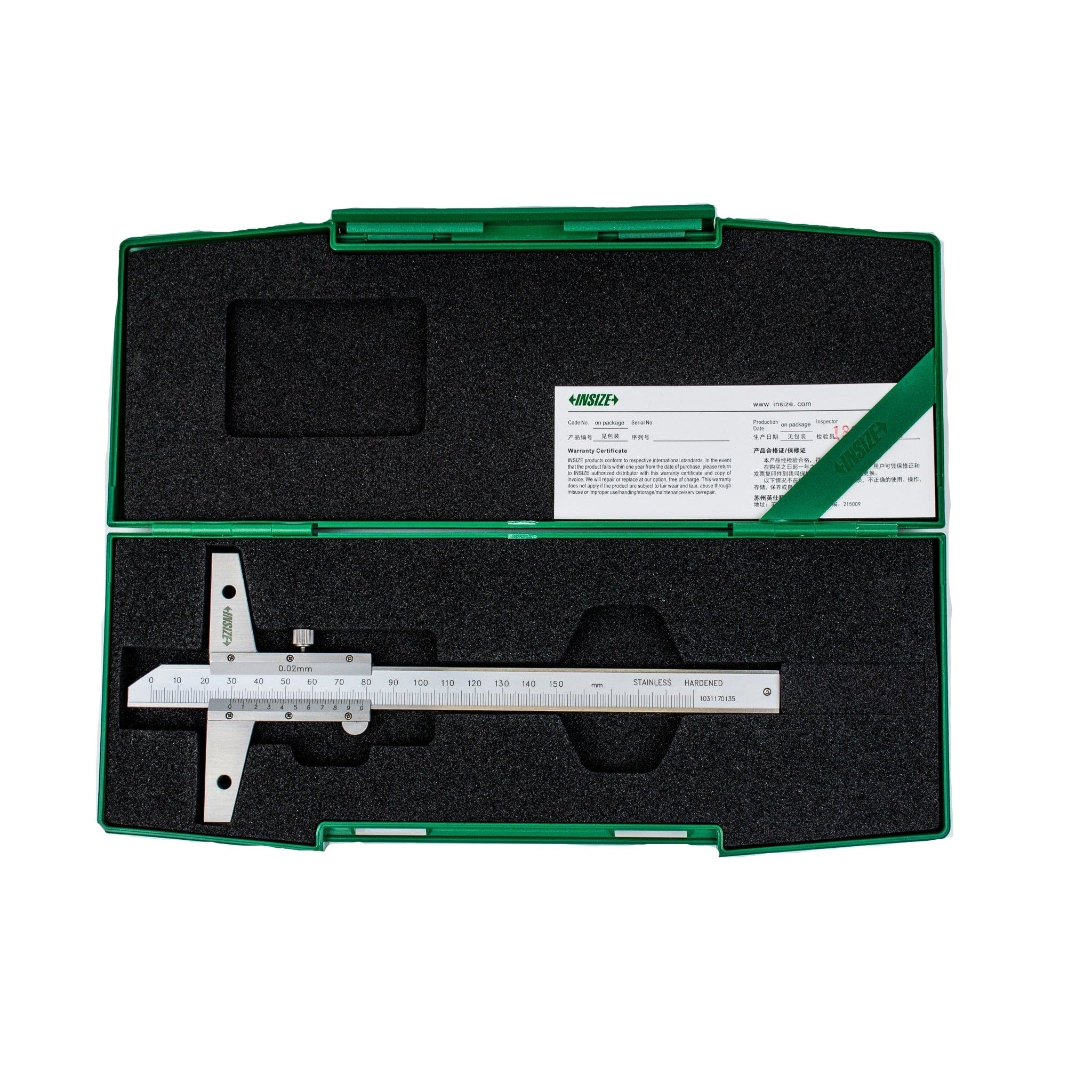 INSIZE Measuring Equipment Insize Vernier Depth Gauge 0-150mm Range Series 1247-1501