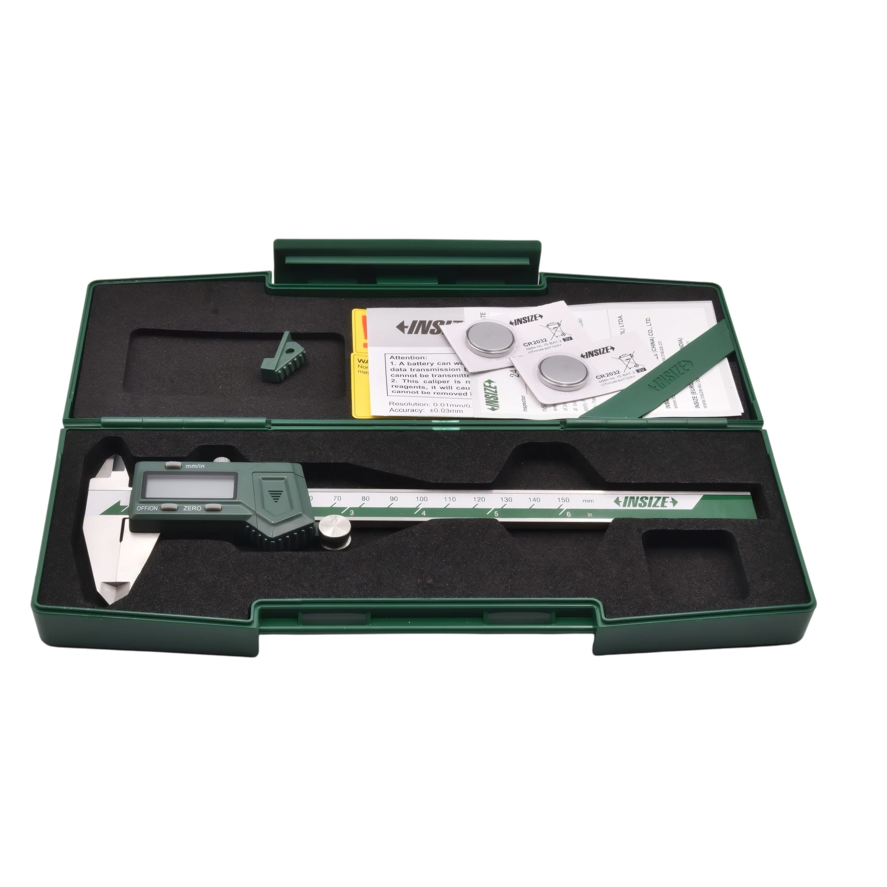INSIZE Measuring Equipment Insize Wireless Digital Caliper 0–150 mm / 0–6" Series 1113-150