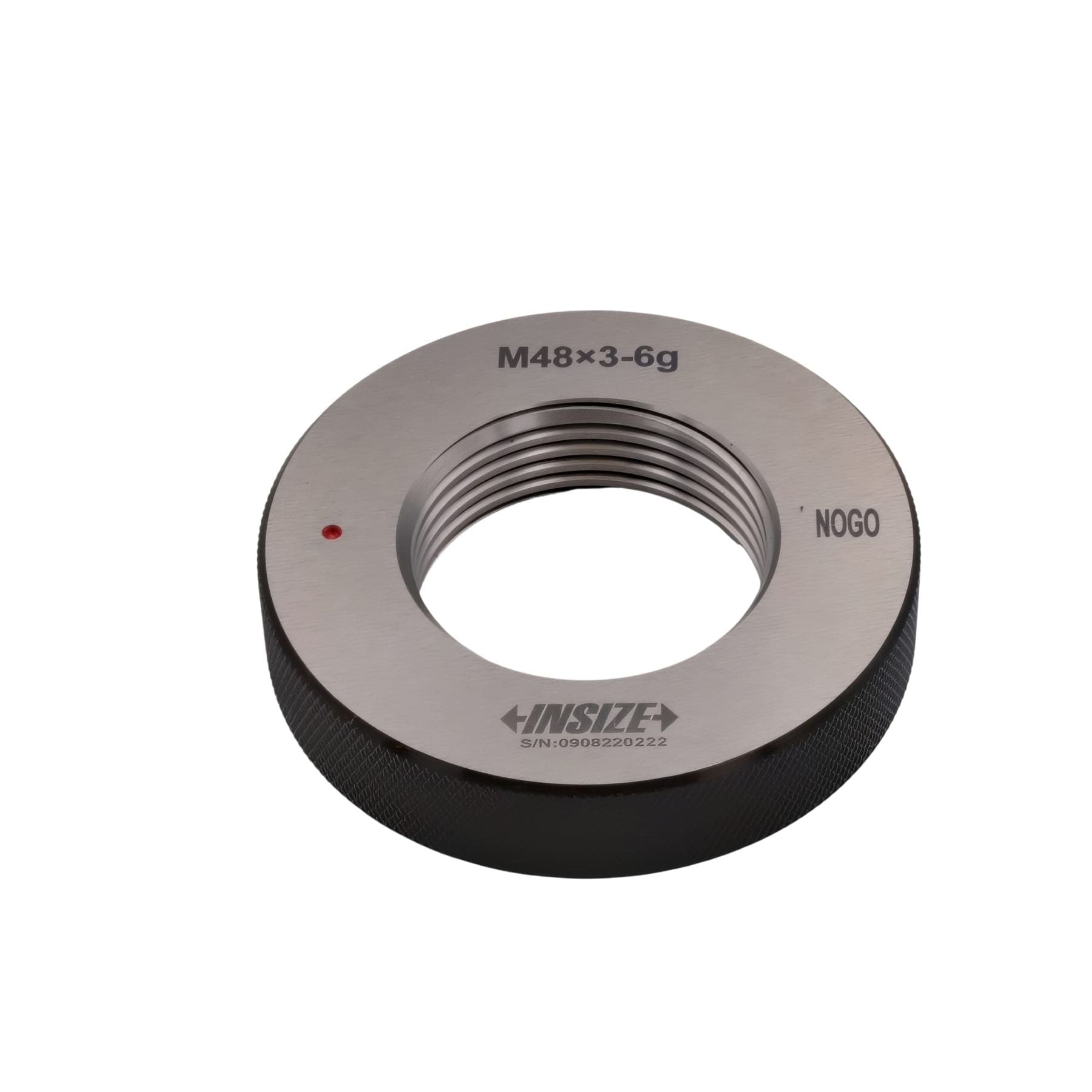 Insize Metric Fine Thread Ring Gauge NOGO M48 x 3 Class 6g Series 4129-48VN - Twin Eagle Imports