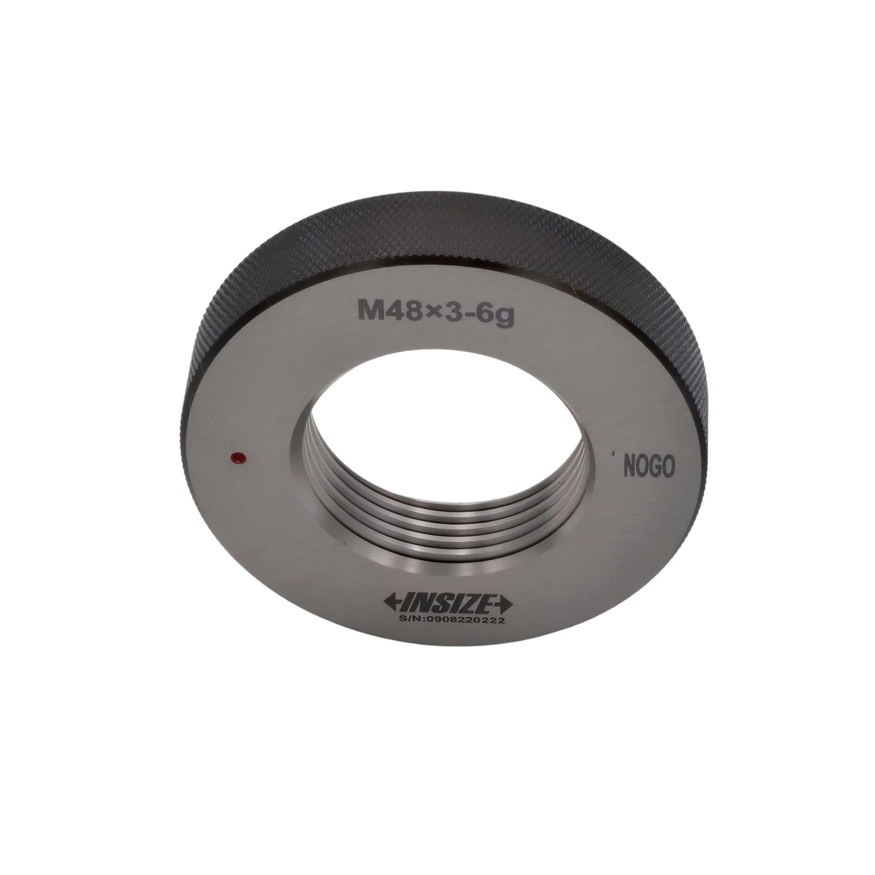 Insize Metric Fine Thread Ring Gauge NOGO M48 x 3 Class 6g Series 4129-48VN - Twin Eagle Imports