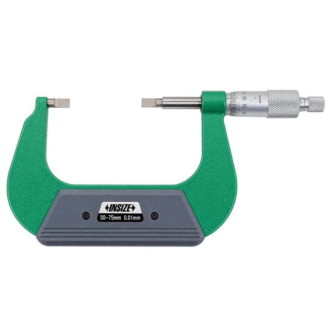 Insize Metric Outside Blade Micrometer 50-75mm Range Series 3232-75A - Twin Eagle Imports