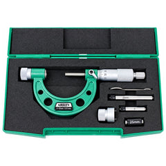 Insize Metric Outside Micrometer 0-50mm Range Series 3206-50A - Twin Eagle Imports