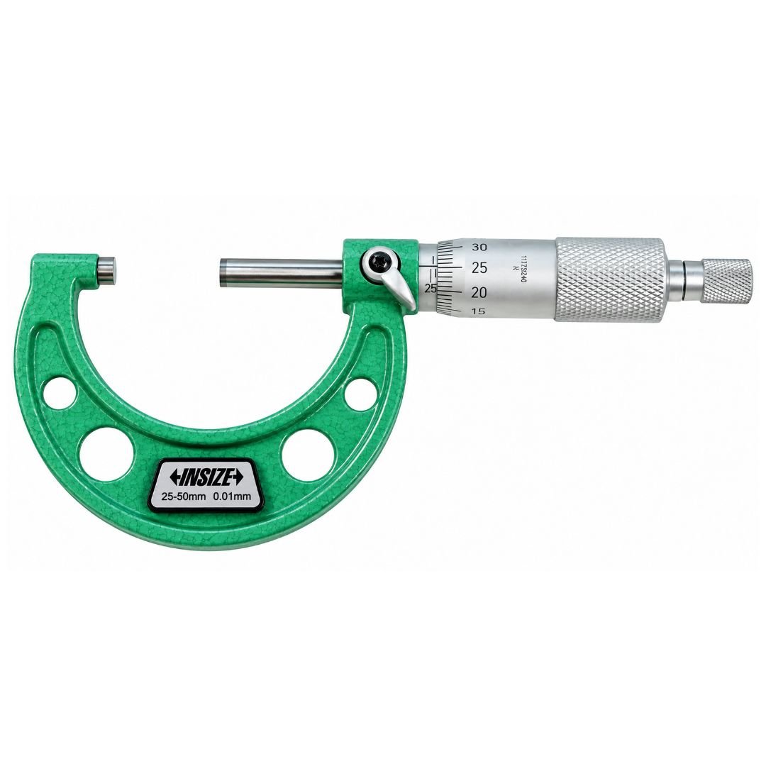Insize Metric Outside Micrometer 25-50mm Range Series 3203-50A - Twin Eagle Imports