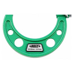 Insize Metric Outside Micrometer 25-50mm Range Series 3203-50A - Twin Eagle Imports