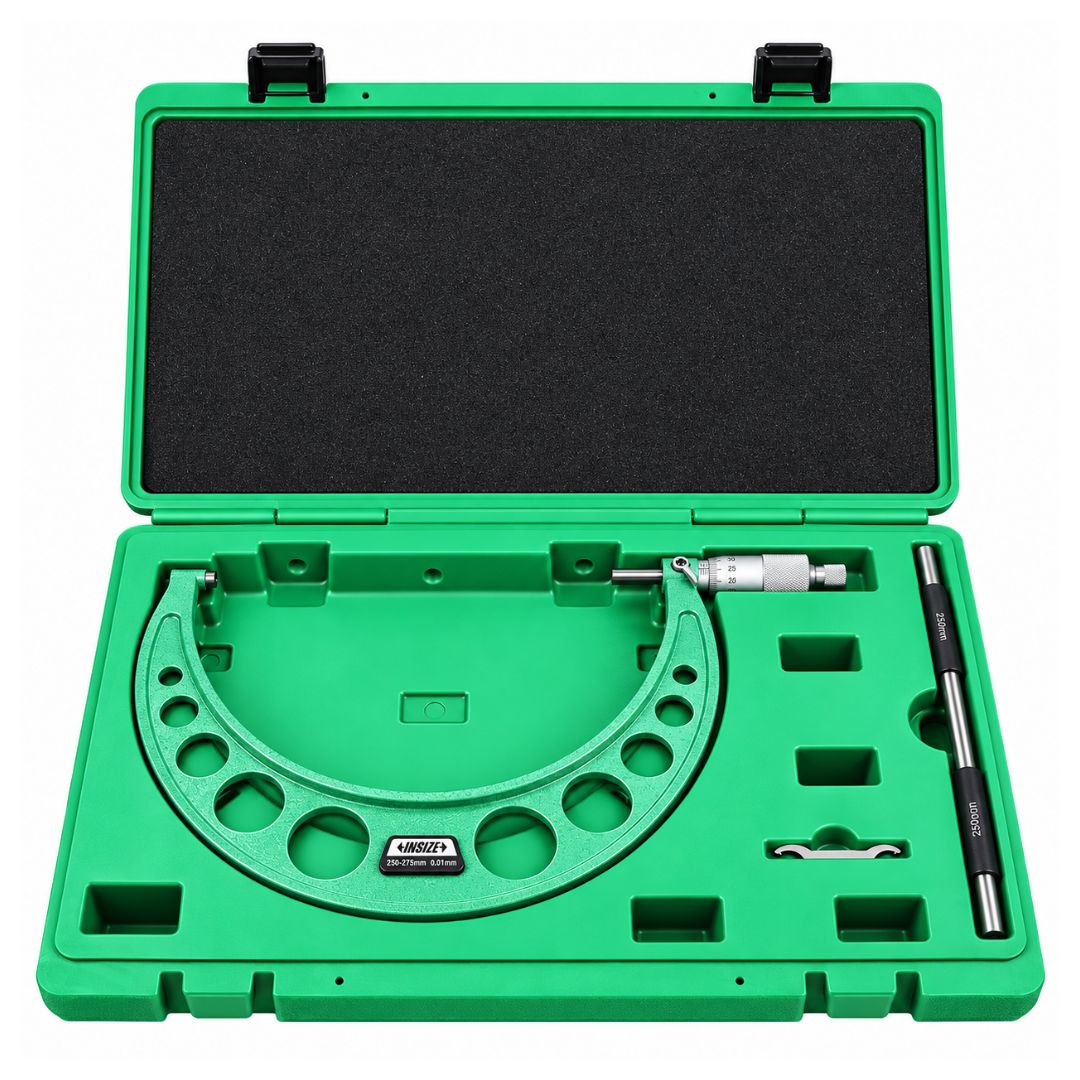 Insize Metric Outside Micrometer 250-275mm Range Series 3203-275A - Twin Eagle Imports