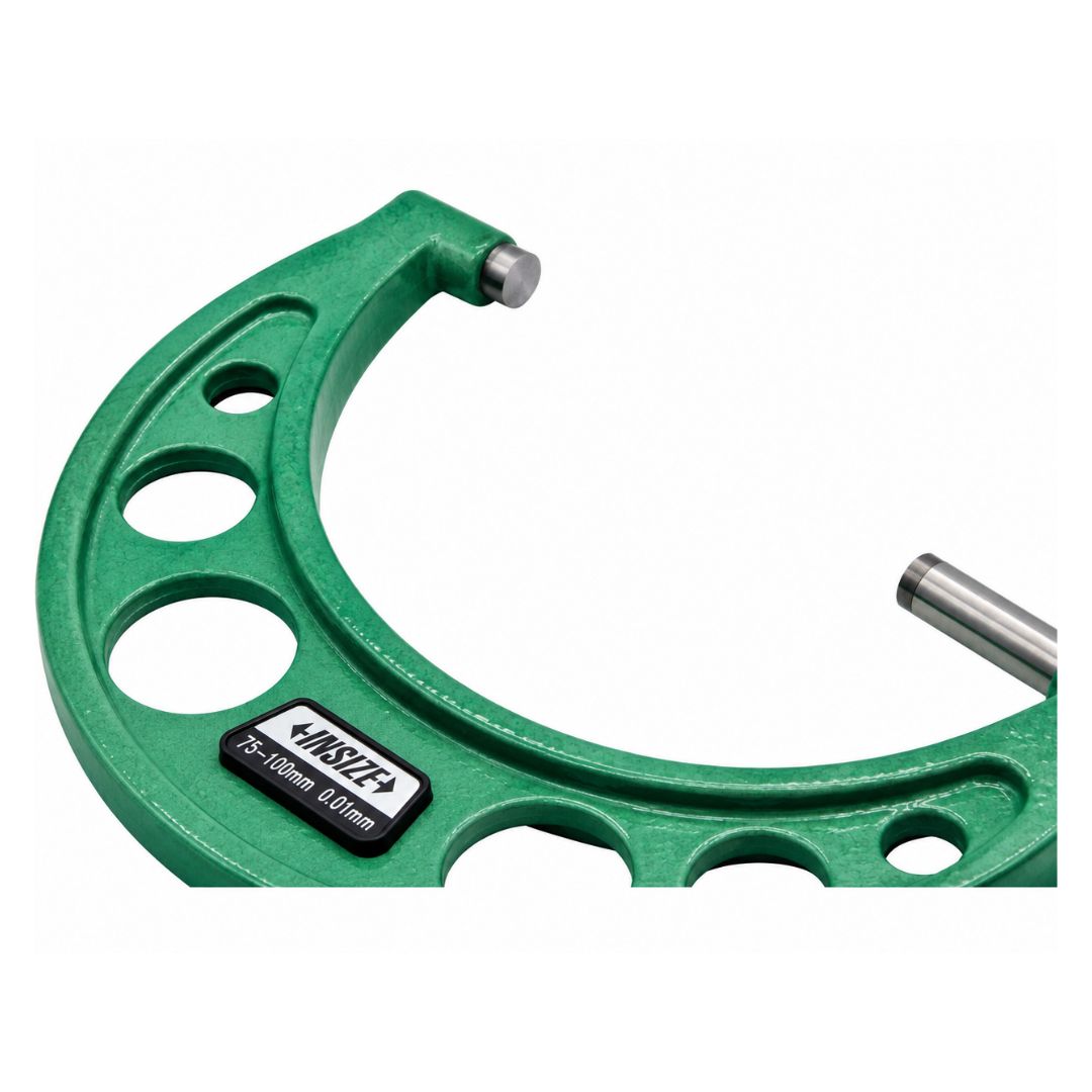 Insize Metric Outside Micrometer 75-100mm Range Series 3203-100A - Twin Eagle Imports
