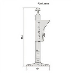 Insize Metric Pipe Welding Gauge Series 4839-1 - Twin Eagle Imports