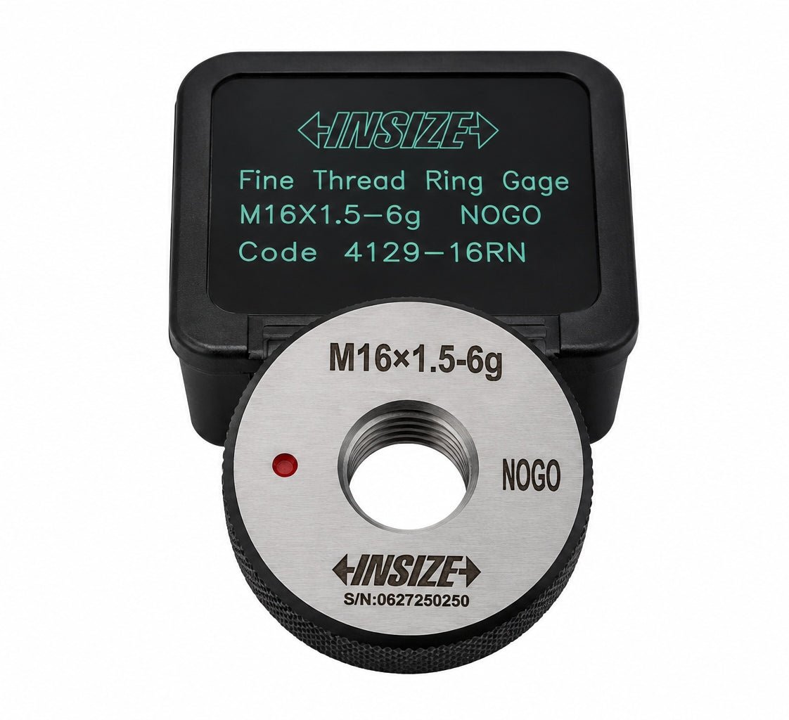 Insize NOGO Thread Ring Gauge M16X1.5 Series 4129-16RN - Twin Eagle Imports