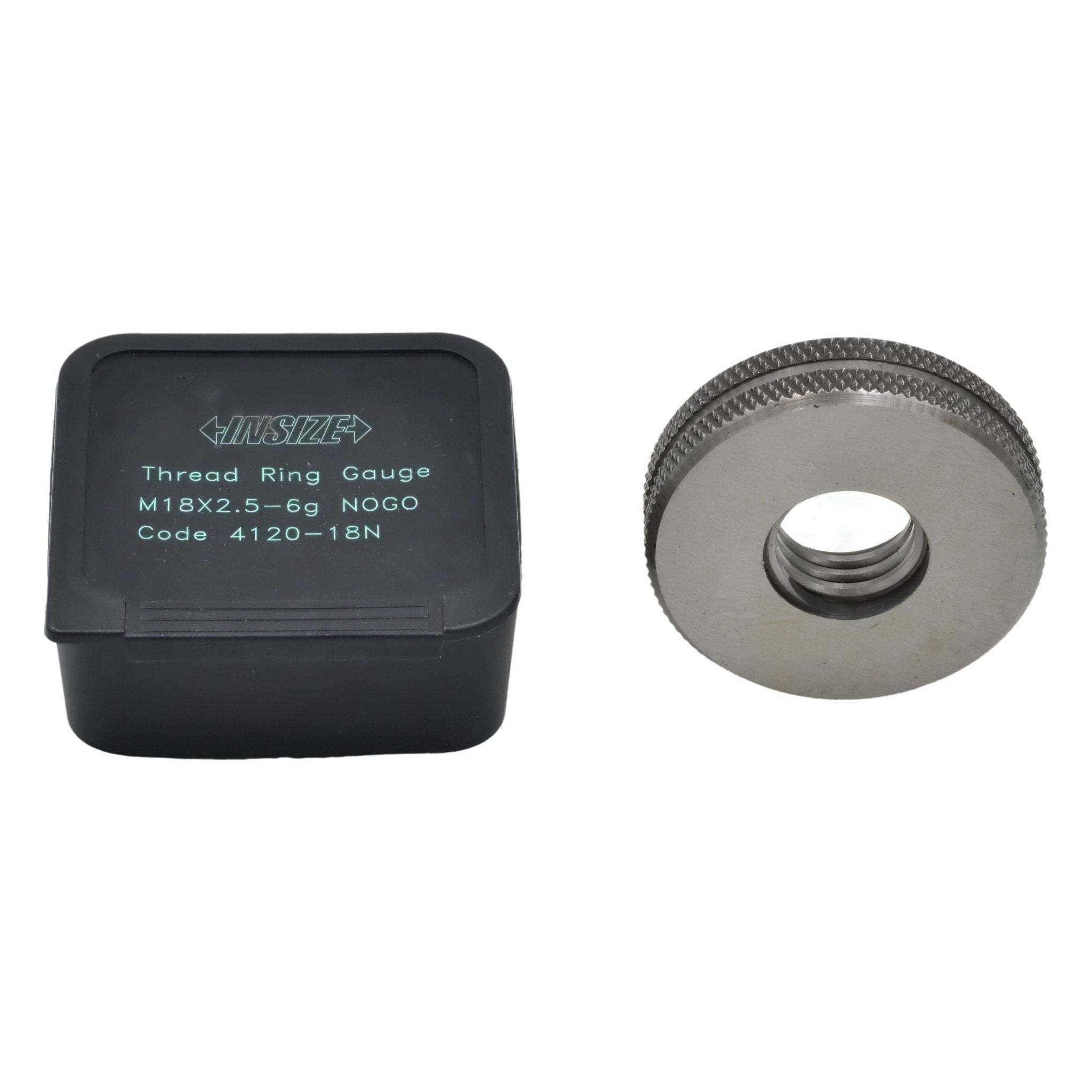 Insize NOGO Thread Ring Gauge M18X2.5 Series 4120-18N - Twin Eagle Imports