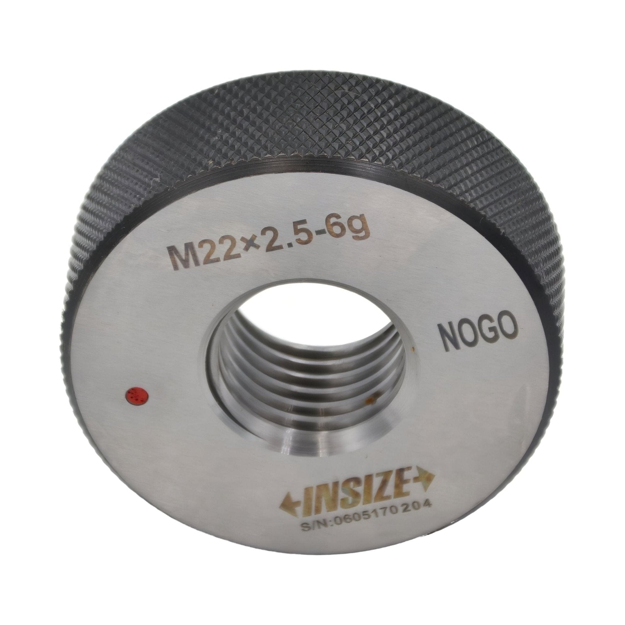 Insize NOGO Thread Ring Gauge M22X2.5 Series 4120-22N - Twin Eagle Imports