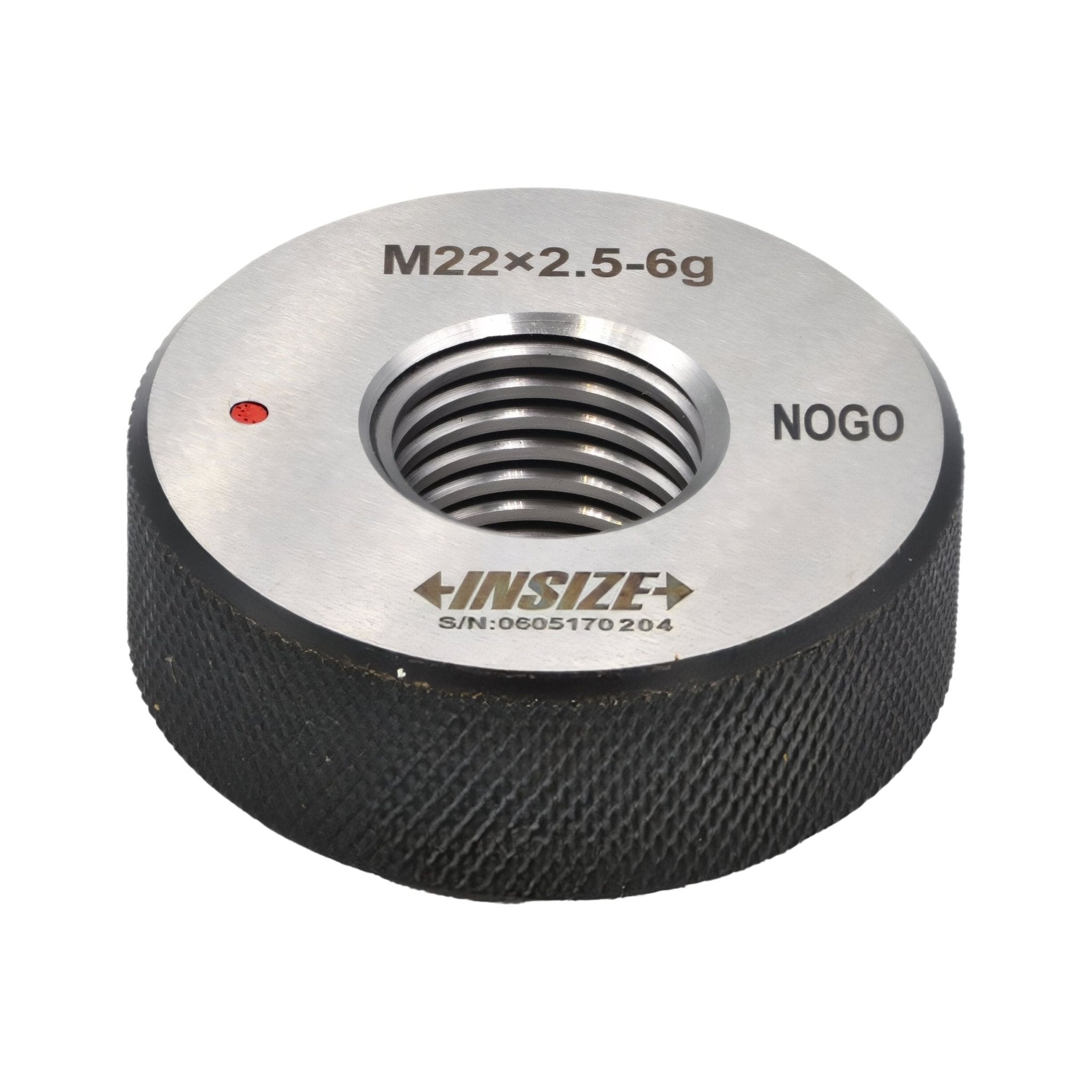 Insize NOGO Thread Ring Gauge M22X2.5 Series 4120-22N - Twin Eagle Imports