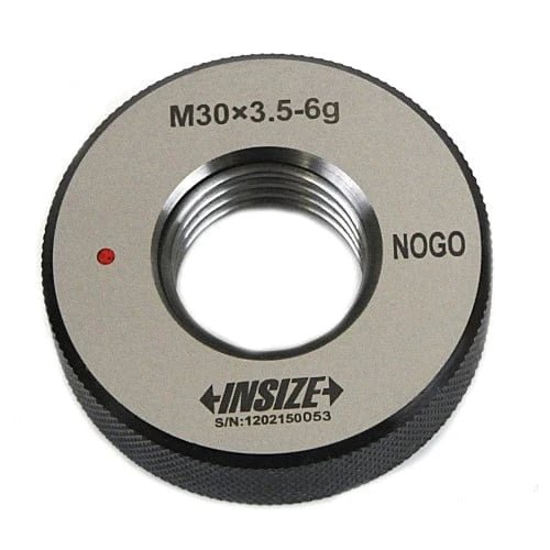 Insize NOGO Thread Ring Gauge M33x3.5mm Class 6G Series 4120-33N - Twin Eagle Imports