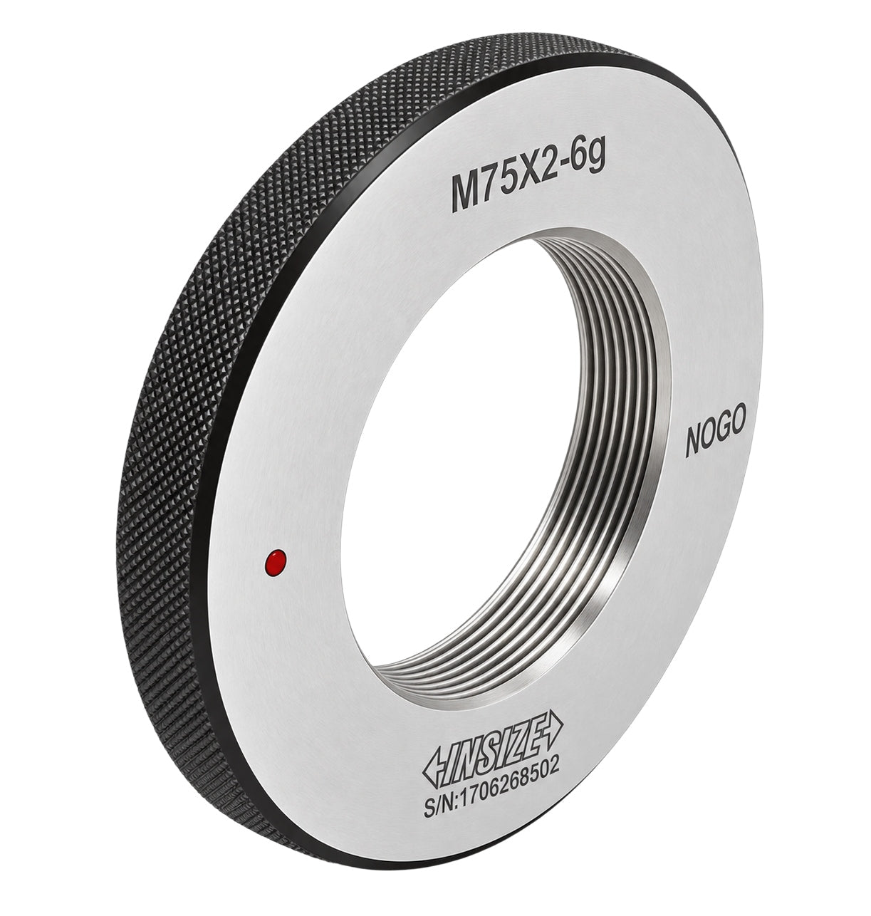 Insize NOGO Thread Ring Gauge M75X2 Series 4129-75TN - Twin Eagle Imports