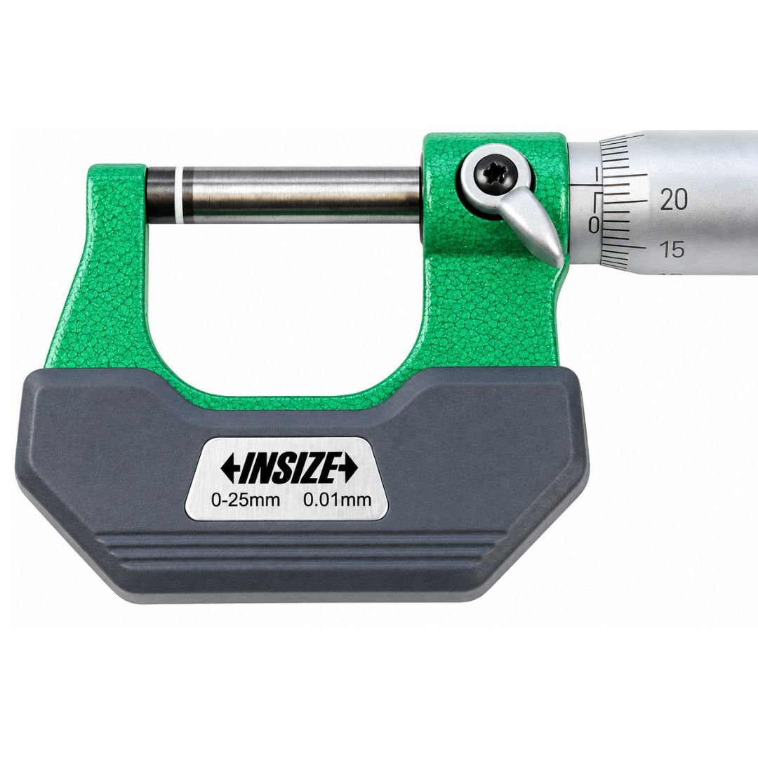 Insize Outside Micrometer 0-25mm Range Series 3202-25A - Twin Eagle Imports