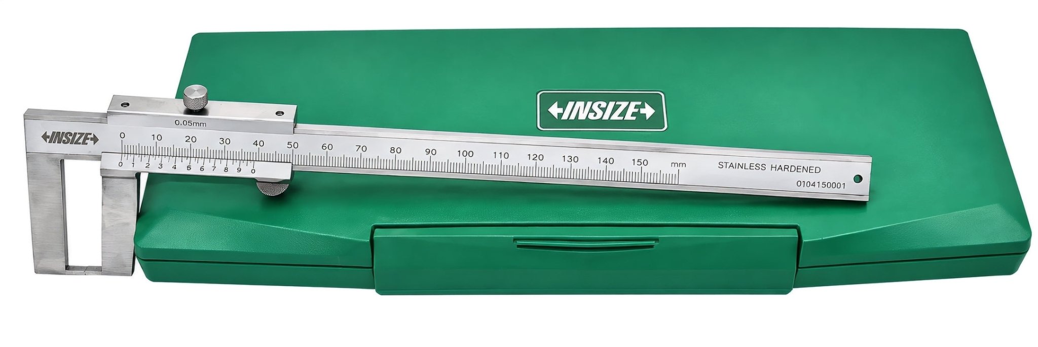 Insize Outside Neck Vernier Caliper 0-150mm Series 1287-1503 - Twin Eagle Imports