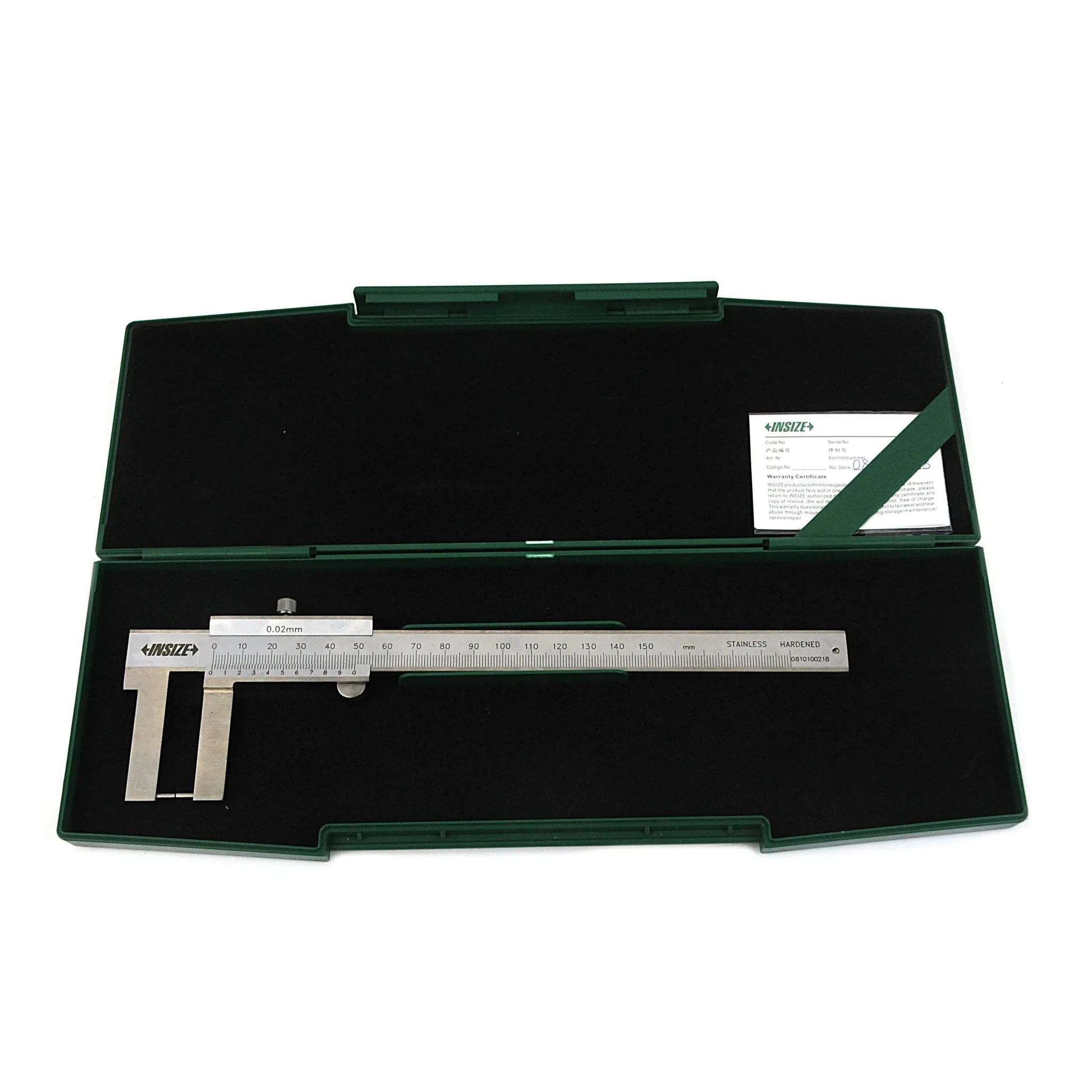 Insize Outside Point Vernier Caliper 0-150mm Range Series 1285-1501 - Twin Eagle Imports