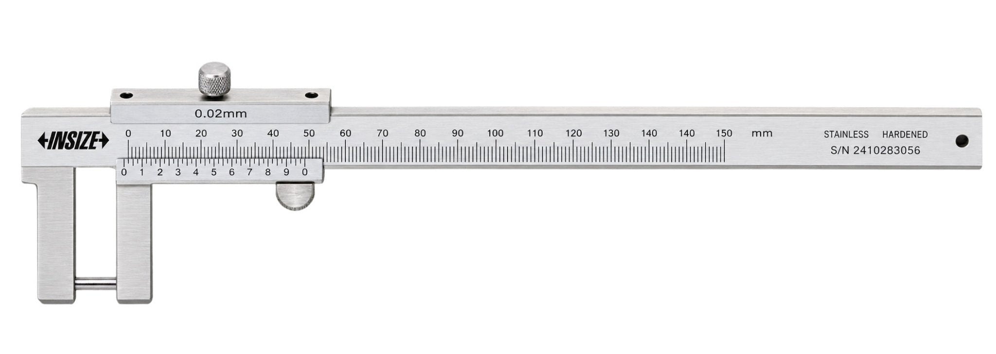 Insize Outside Point Vernier Caliper 0-150mm Range Series 1285-1501 - Twin Eagle Imports