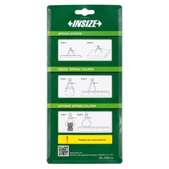 Insize Outside Spring Caliper 0-320mm Range Series 7262-300 - Twin Eagle Imports