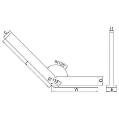 Insize Range 135° Square 200 X 130 Series 4754-3200 - Twin Eagle Imports