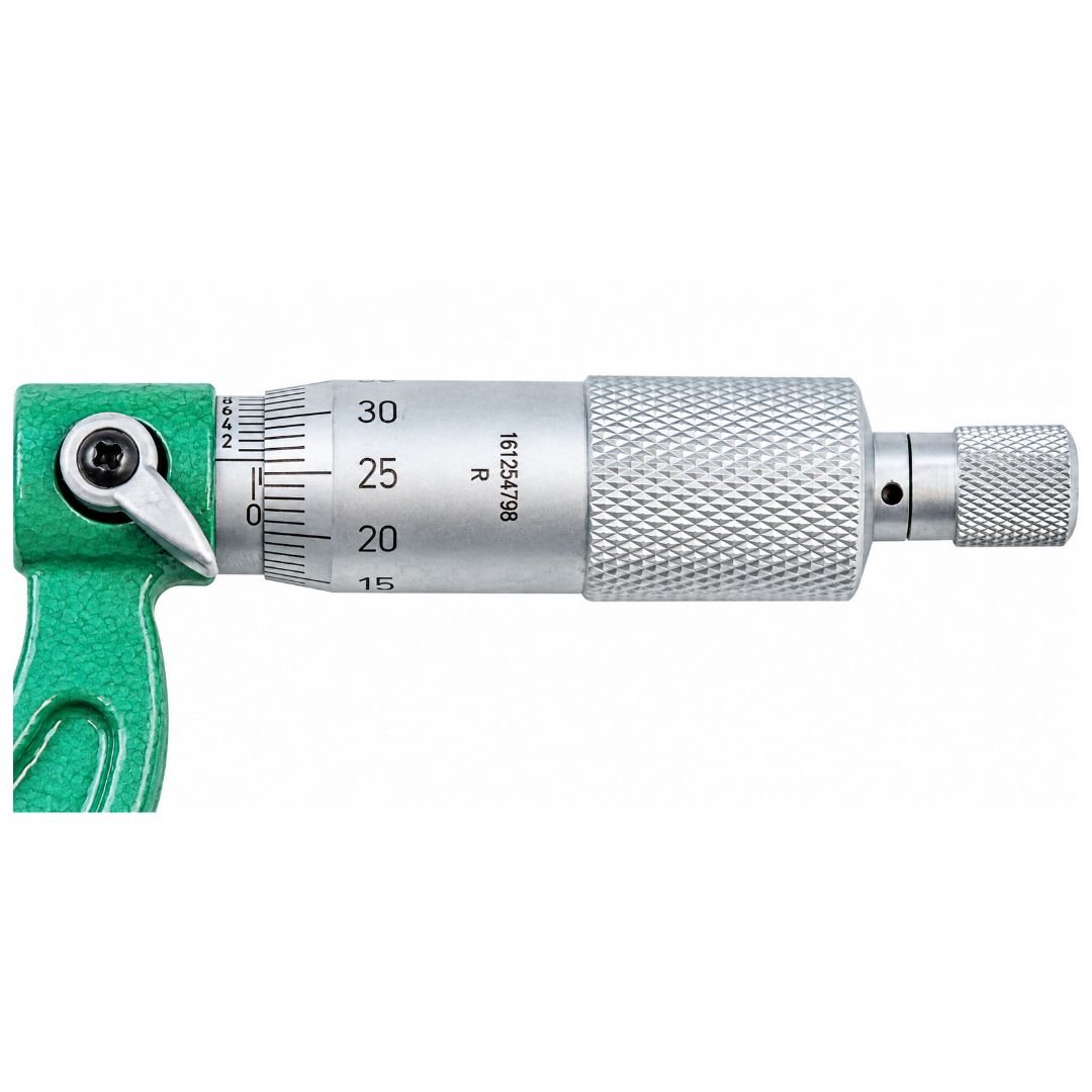 Insize Ratchet Stop Type Outside Micrometer 0-25mm Range Series 3210-25A - Twin Eagle Imports