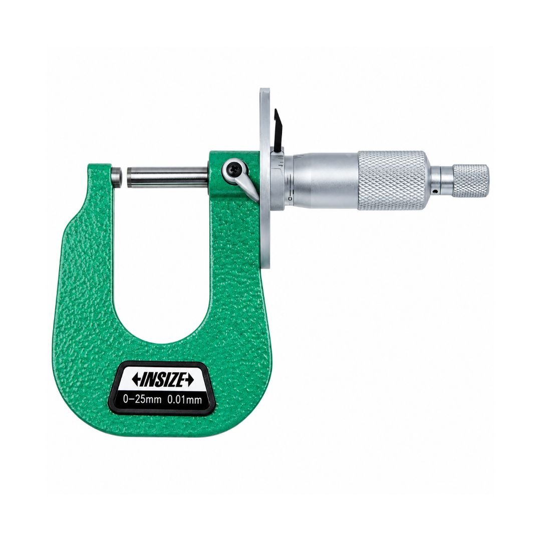 Insize Sheet Metal Micrometer 0-25mm Range Series 3263-25A - Twin Eagle Imports