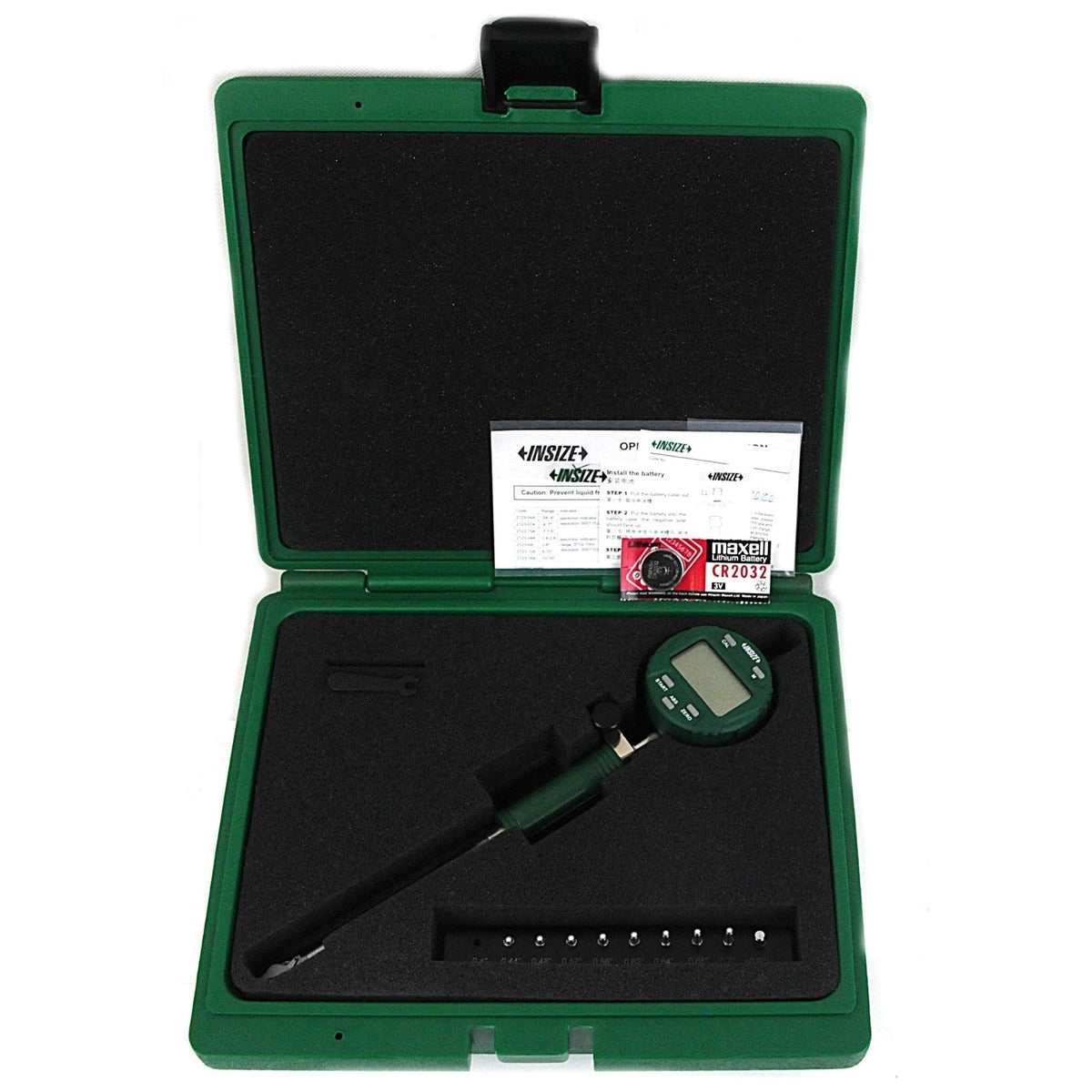 Insize Small Hole Digital Bore Gauge 0.4-0.7" Range Series 2123-07A - Twin Eagle Imports