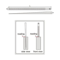 Insize Taper Slot Gauge 0.5-15mm Range Series 4630-2 - Twin Eagle Imports