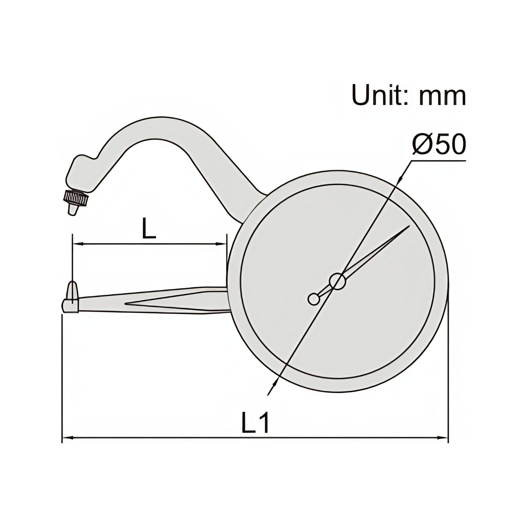 Insize Thickness Gauge 0-10mm x 0.05mm Range Series 2862-101 - Twin Eagle Imports