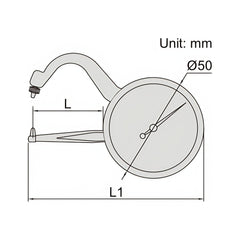 Insize Thickness Gauge 0-10mm x 0.05mm Range Series 2862-101 - Twin Eagle Imports